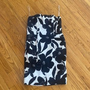 Express Strapless Flower Dress in Size 12